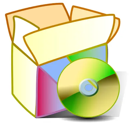 Vector graphics of package applications icon