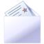 New mail message sign vector illustration