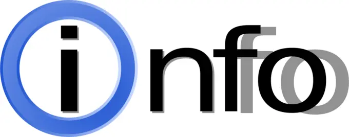 Information sign vector graphics