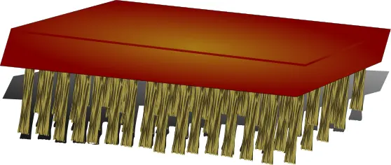 Vector clip art of scrub brush
