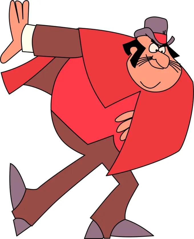 Vector illustration of circus guy