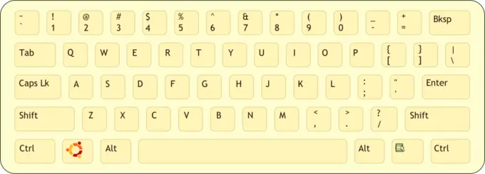 Golden qwerty keyboard vector image