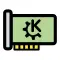 Vector drawing of primary hardware KDE icon