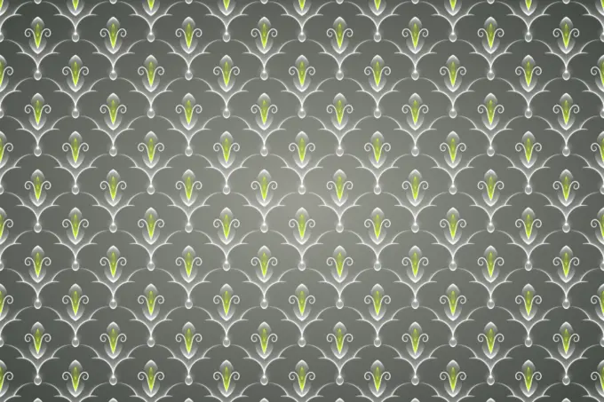 Vector image of green and grey pattern background