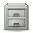 Vector graphics of reflective filing cabinet