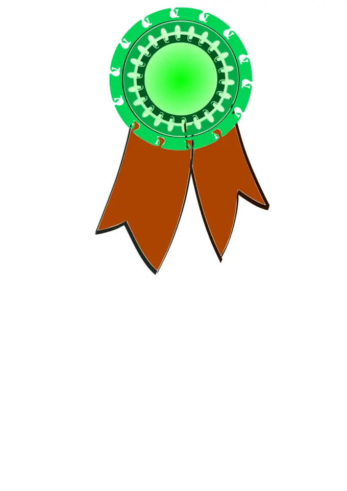 Award ribbon vector image