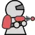 Ray gun character vector image