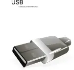 Grayscale USB plug vector image