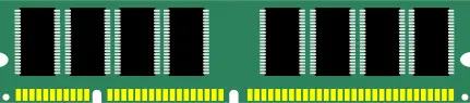 Random Access computer Memory RAM vector image