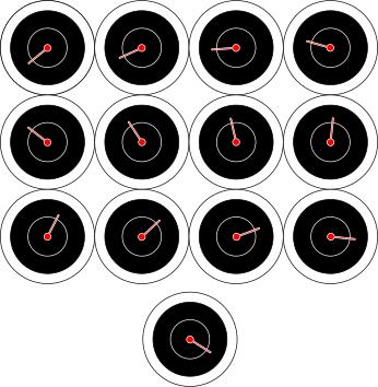 Vector illustration of speedometer dials selection