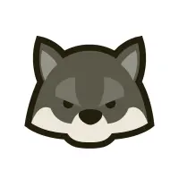 Japanese Dou Shou Qi wolf vector graphics