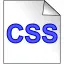 CSS file icon vector clip art