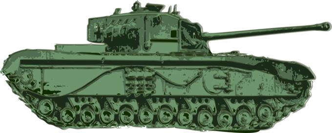 Green Tank Vector Graphics