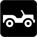 Pictogram for open roof car tour vector image
