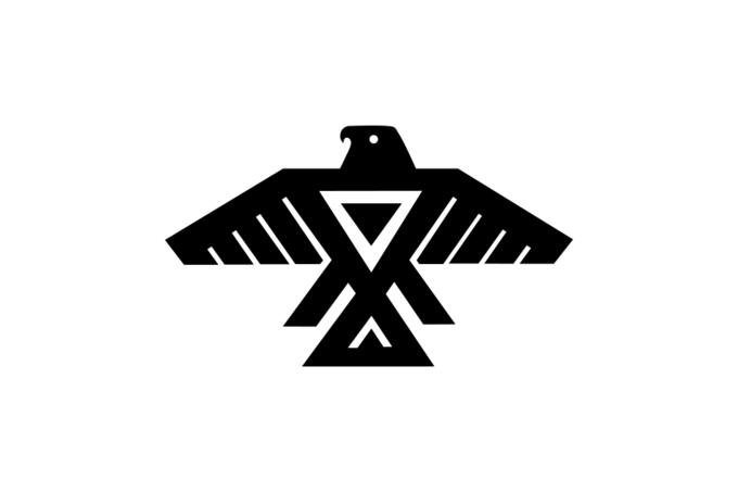 Emblem of the Odawa, Ojibwe, and Algonquin peoples.people vector image