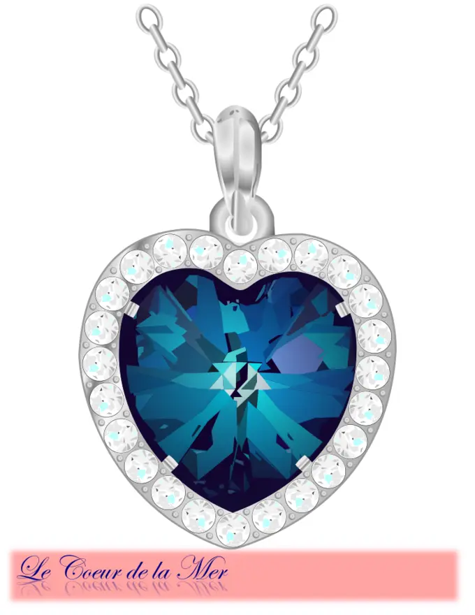 Heart pendant vector image