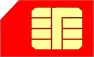 SIM card vector image