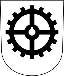 Industriequartier coat of arms vector image