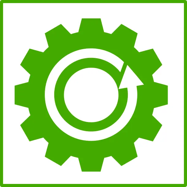 Recycling sign vector graphics