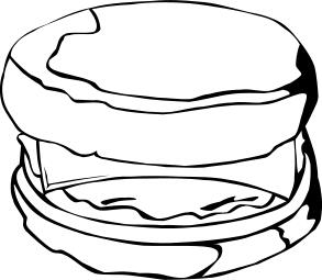 Vector image of McMuffin