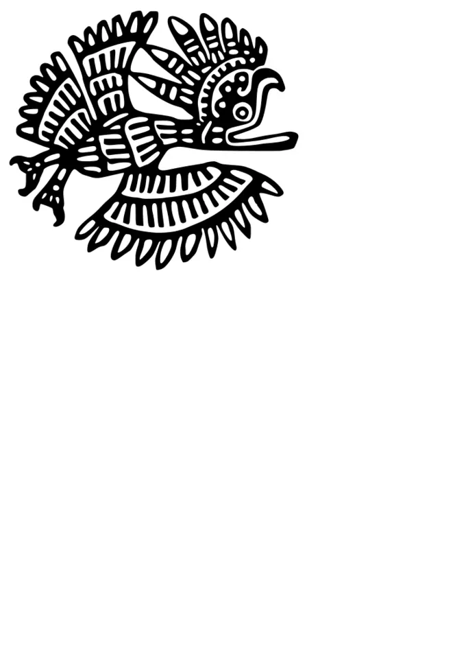 Ancient Mexico motif vector image