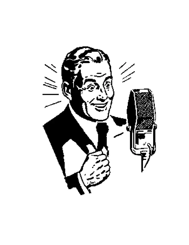 Old school DJ vector graphics