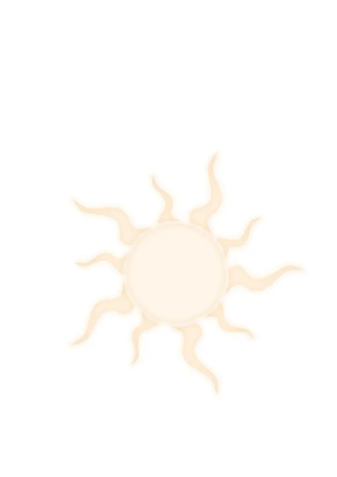 Pale sun vector image