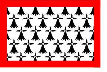 Limousin region flag vector clip art