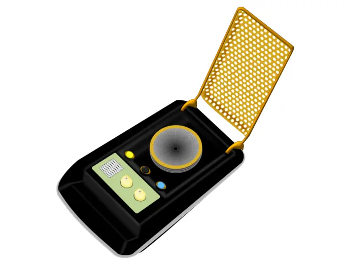 Universal communicator device vector image