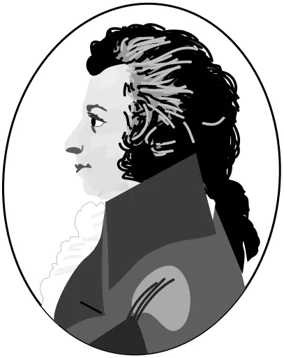Mozart vector image