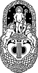 Musical cherubs vector image