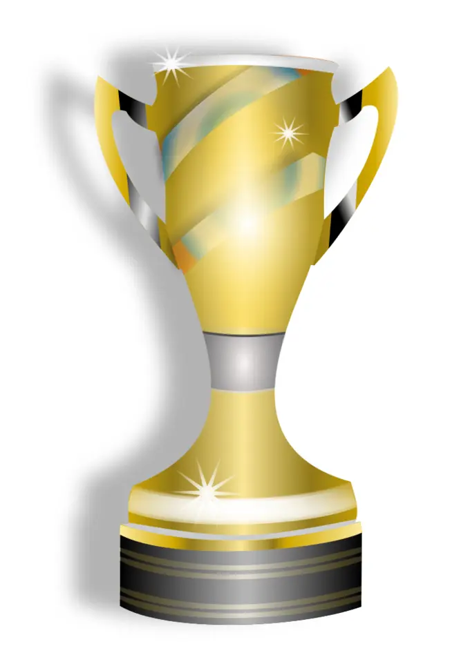 Vector clip art of trophy