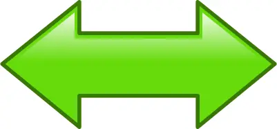 Arrow left right vector clip art