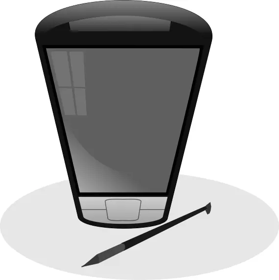 Pocket PC vector clip art