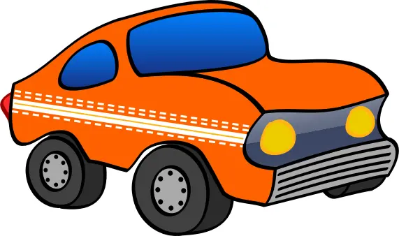 Toy car vector graphics