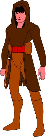 Rogue character vector clip art