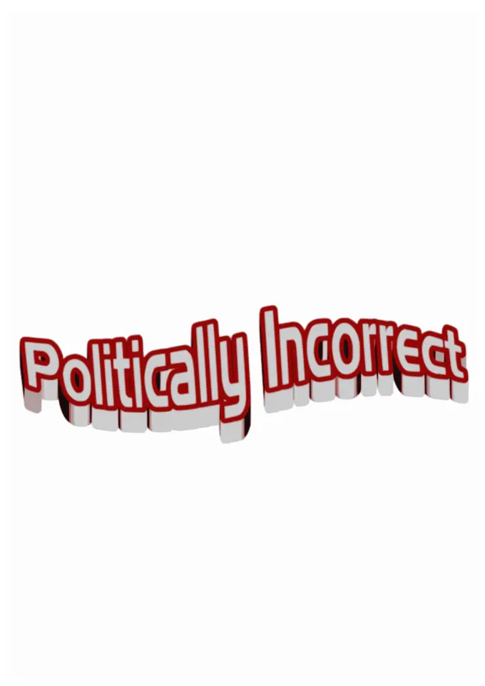 Vector image of political slogan