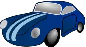 Toy car vector clip art illustration