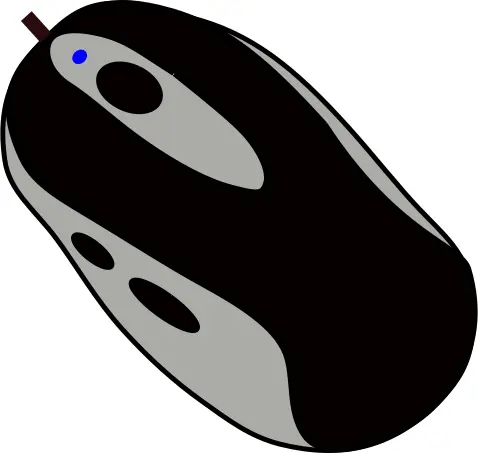 Computer mouse vector graphics