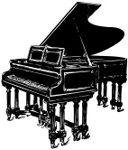 Piano vector illustration