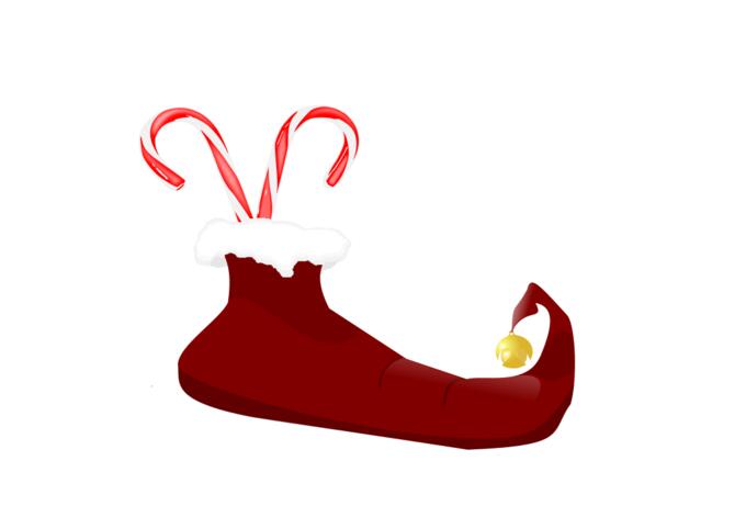 Elf boot vector image