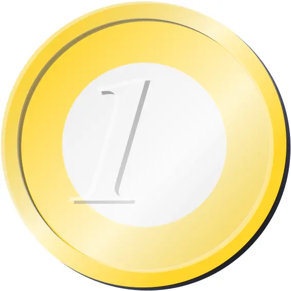 Euro coin vector image