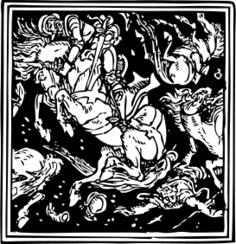 falling horses and men