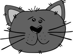 卡通猫脸