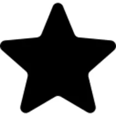 Favourites filled star symbol