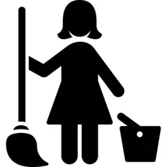 Cleaning lady