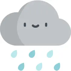 多雨的