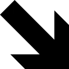 Diagonal arrow
