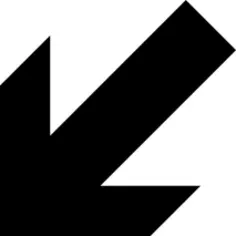 Diagonal arrow