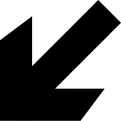 Diagonal arrow